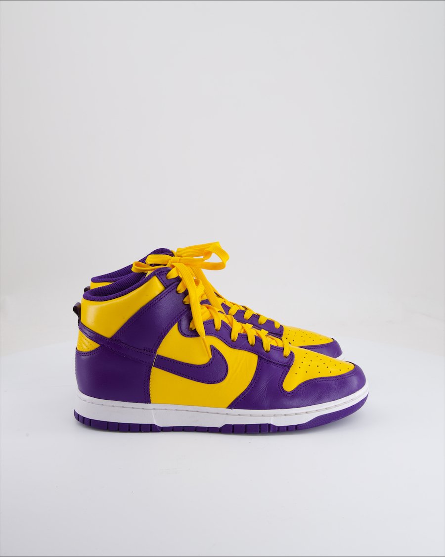 Nike Dunk High Trainers Leather Purple Eu 44