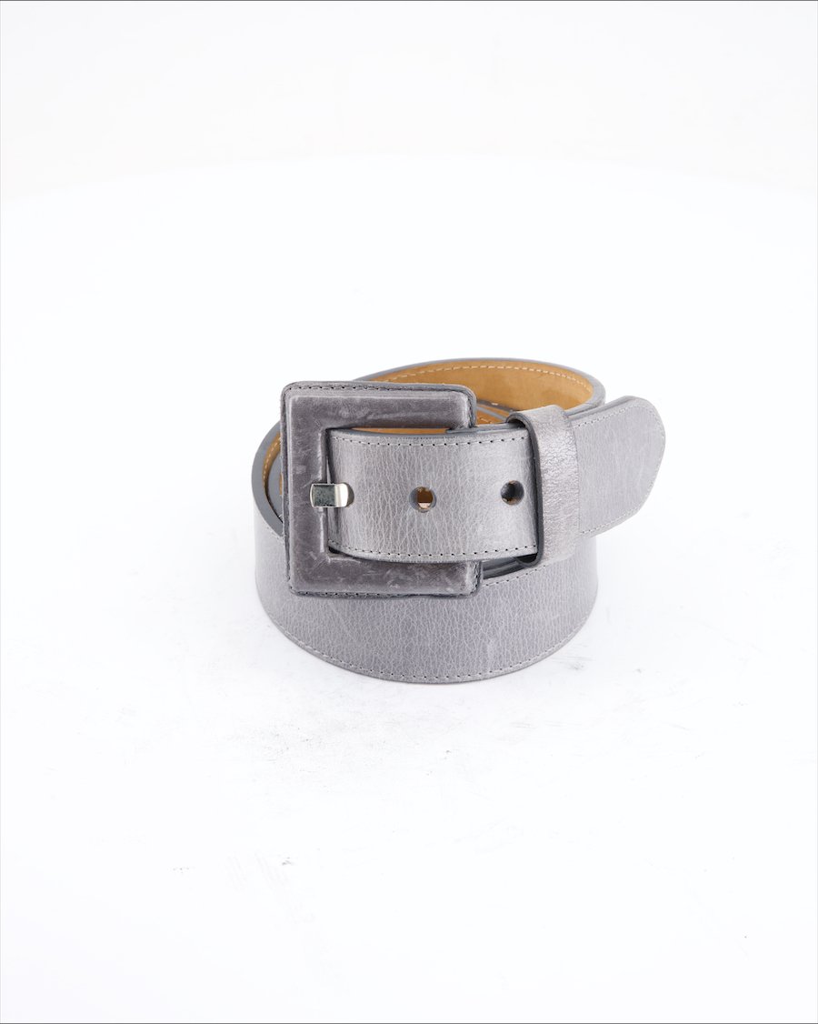 Amapola Belt Leather Anthracite