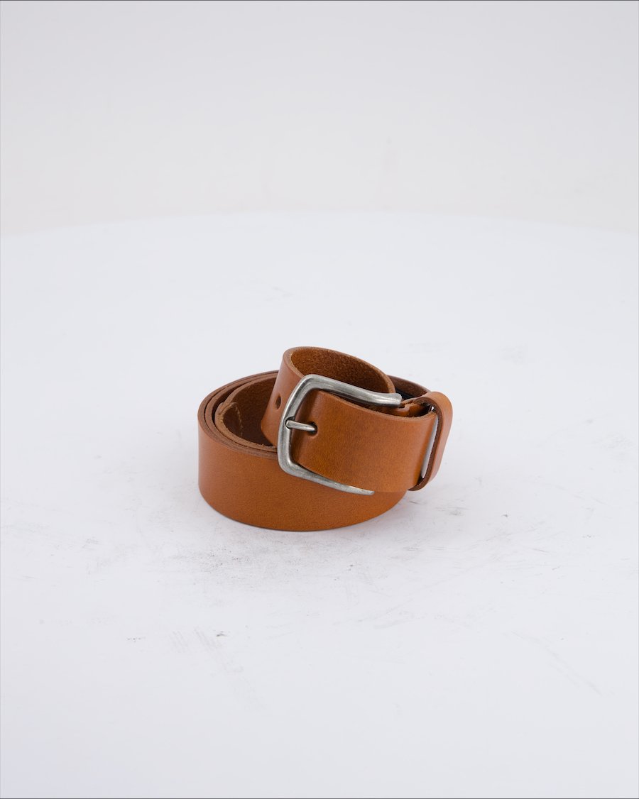 Pieces Belt Leather Camel