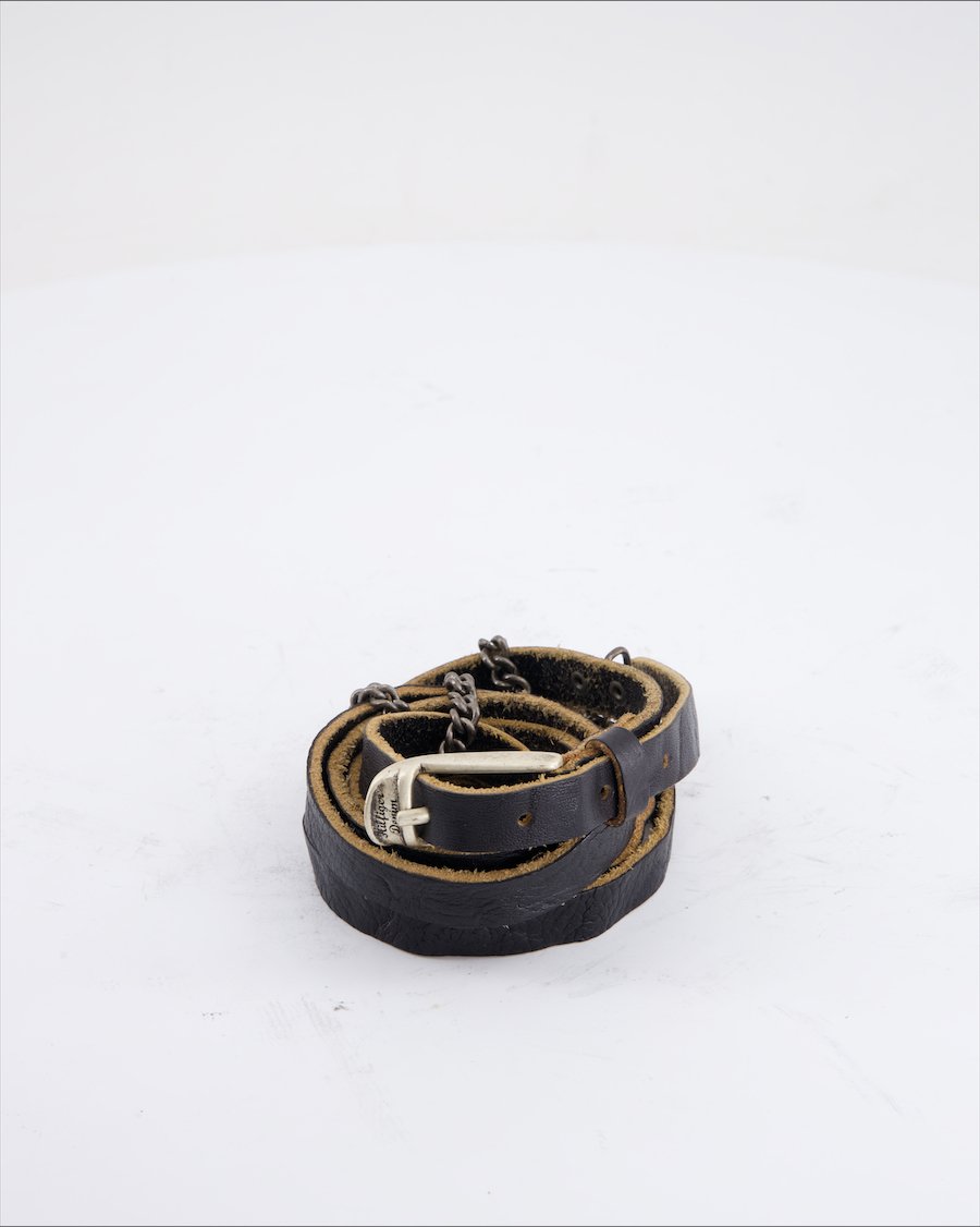 Hilfiger Denim Belt Leather Brown