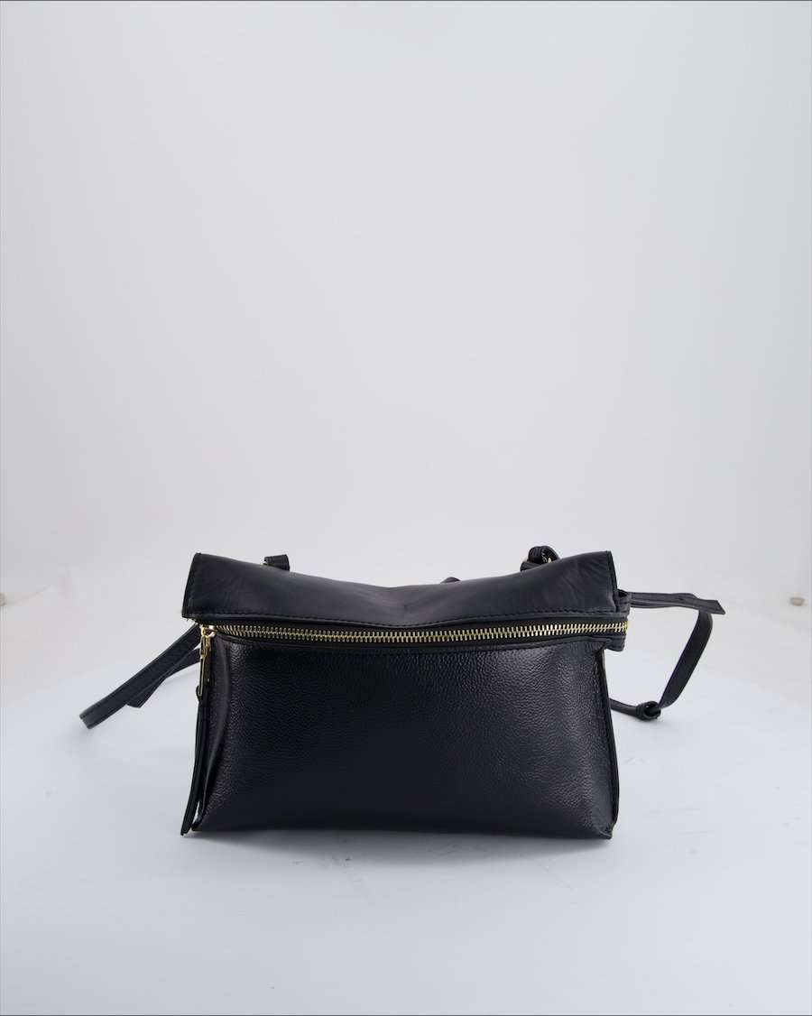 Zign Crossbody Bag Leather Black