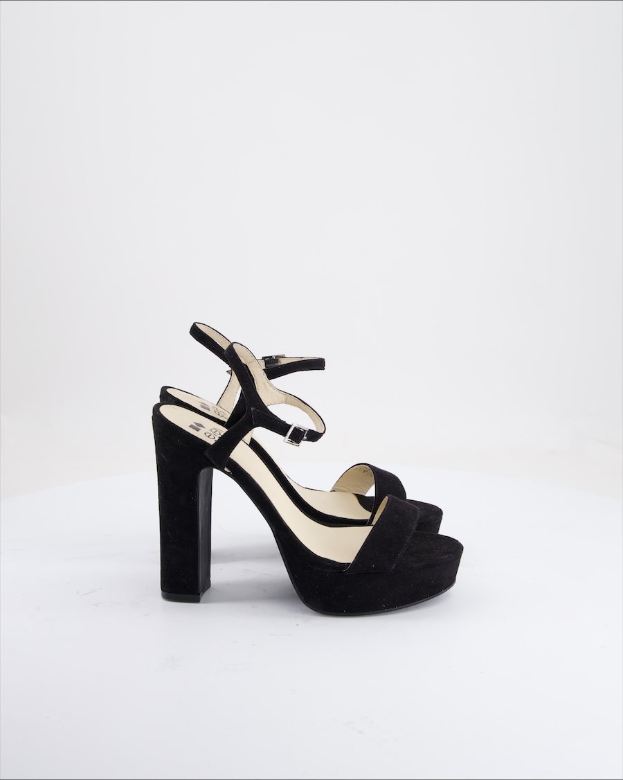 Even&Odd Heels Suede Black Eu 38