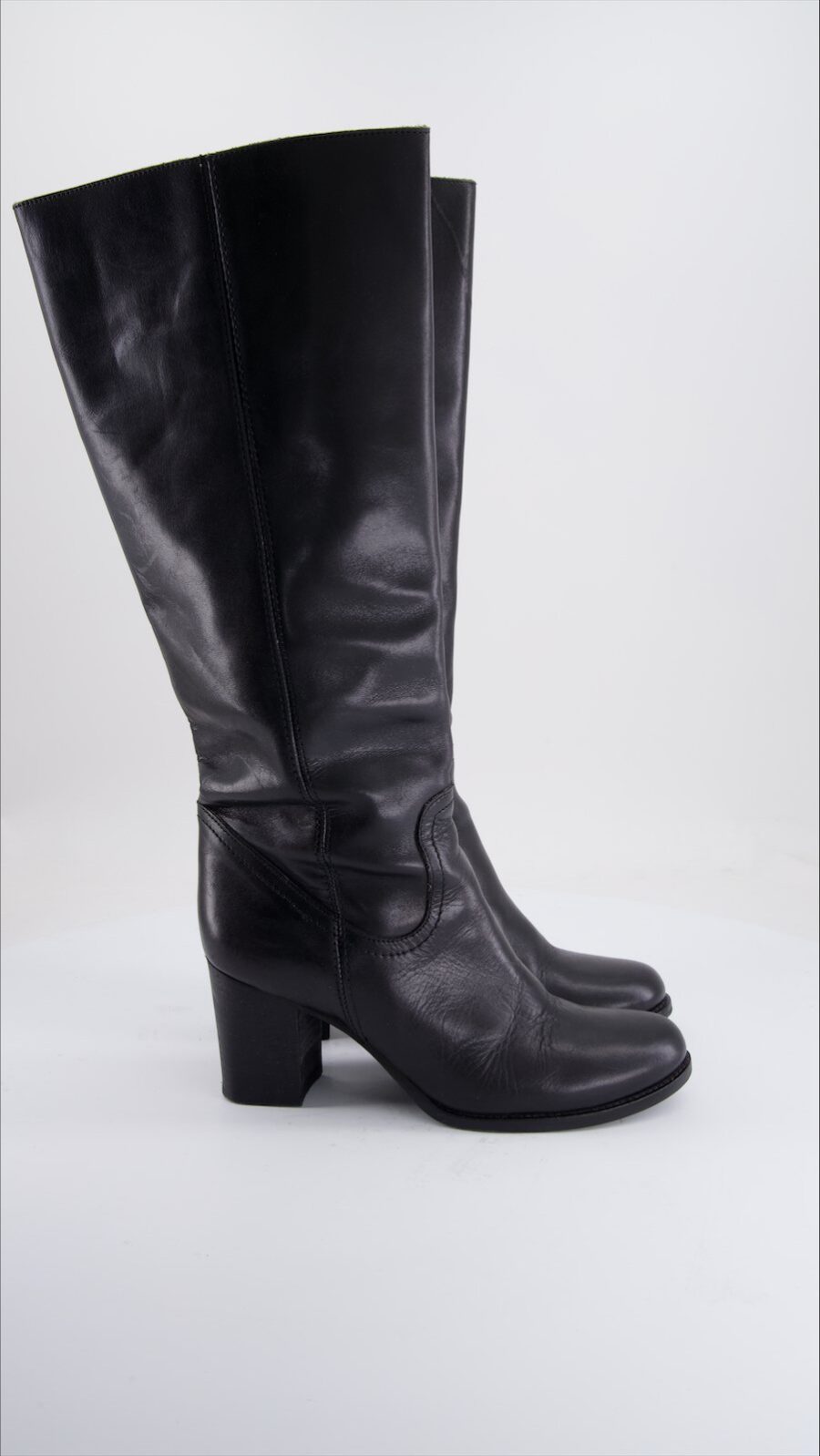JFK Boots Leather Black Eu 40