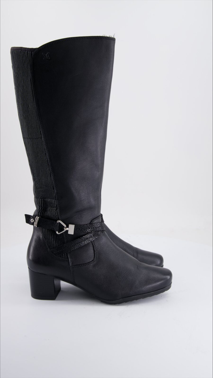 Caprice Boots Leather Black