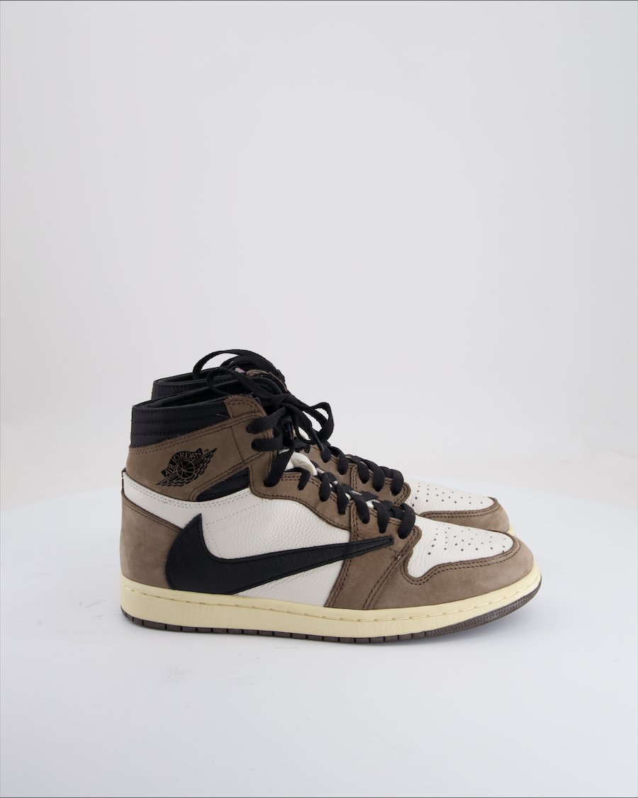 Jordan 1 Retro High Trainers Leather Brown EU 42