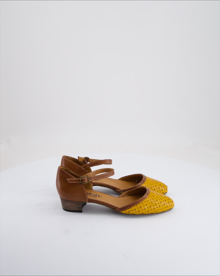 MAT20 Heels Leather Brown Eu 37