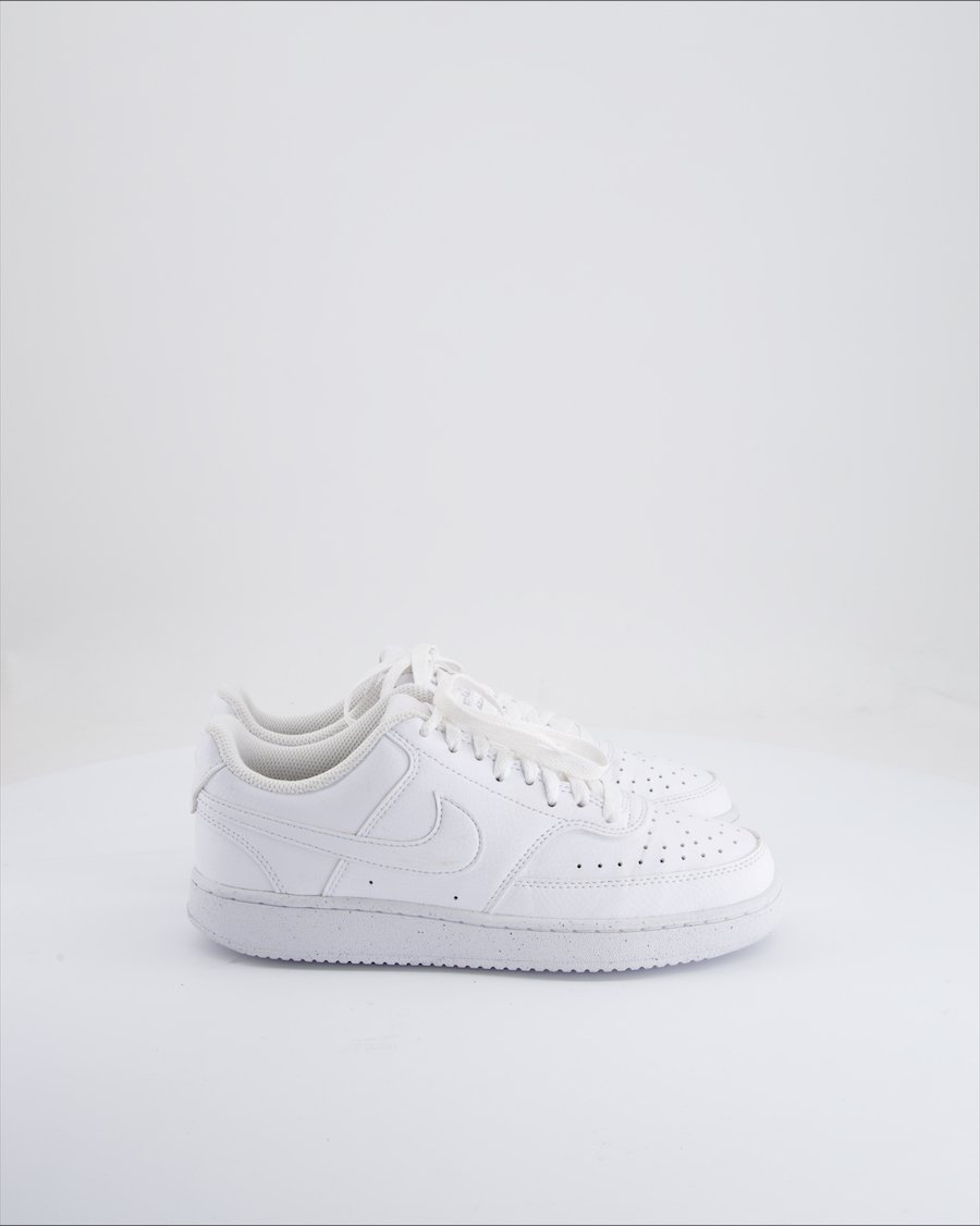 Nike Court Vision Trainers Leather White Eu 38.5