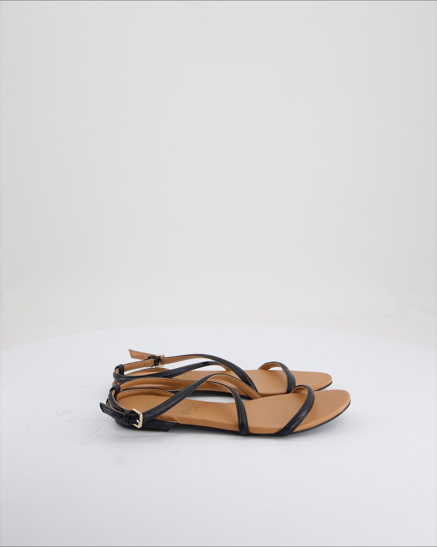 H&M Sandals Polyurethane Black Eu 36