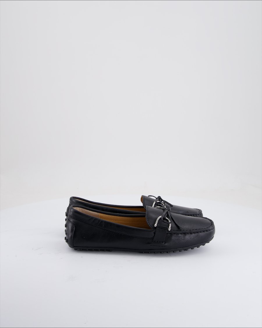 Lauren Ralph Lauren Loafers Leather Black Eu 37