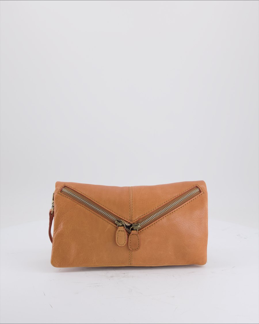 Unbranded Crossbody Bag Leather Camel