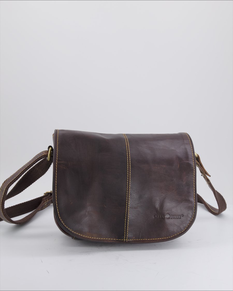 Greenburry Crossbody Bag Leather Brown
