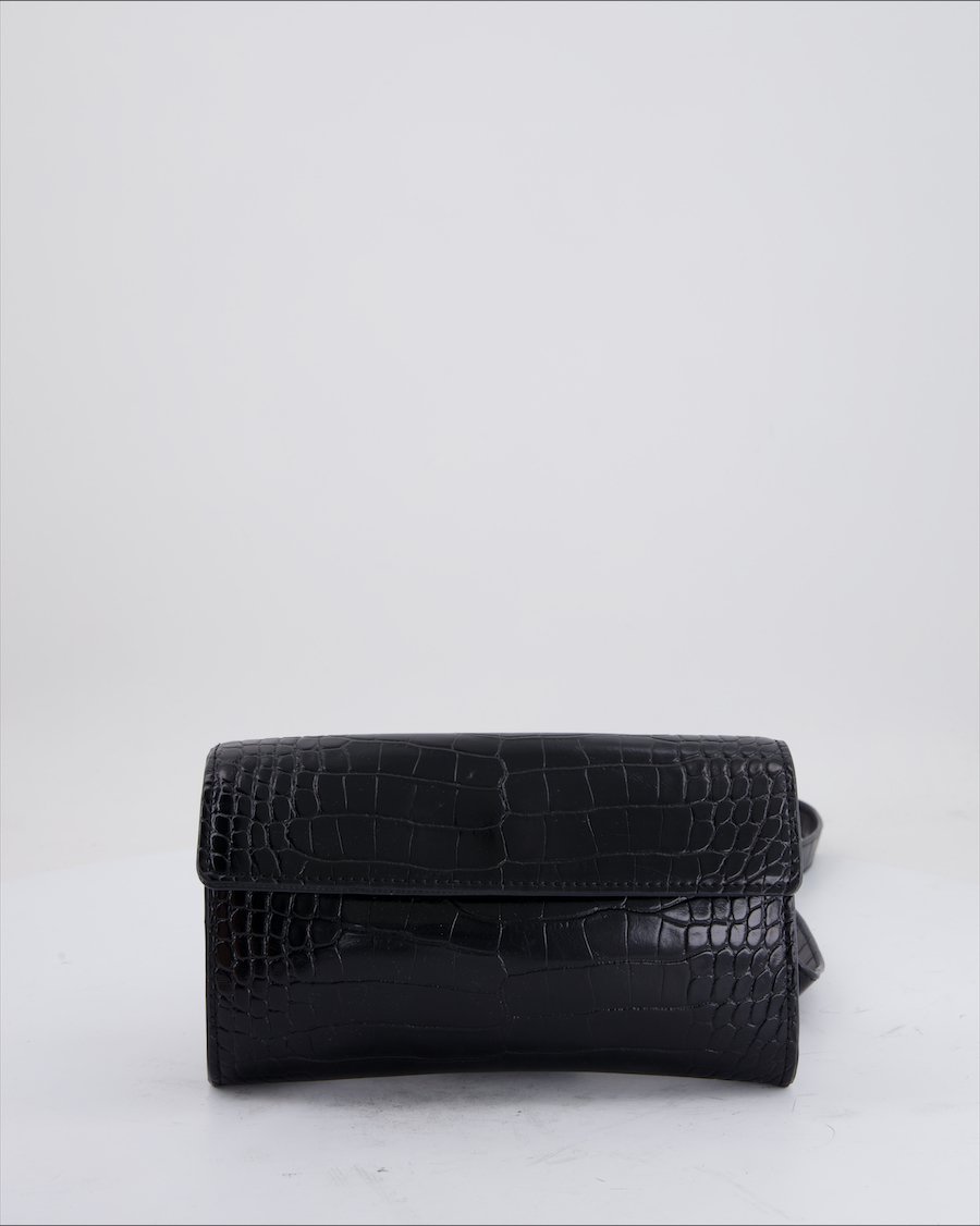 Mango Bum Bag Leather Black