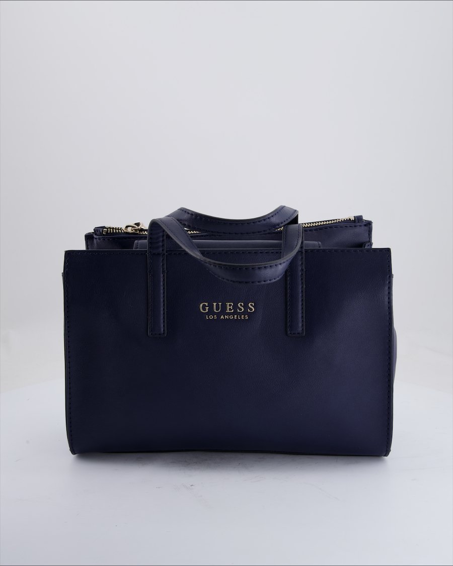 Guess Handbag Leather Blue