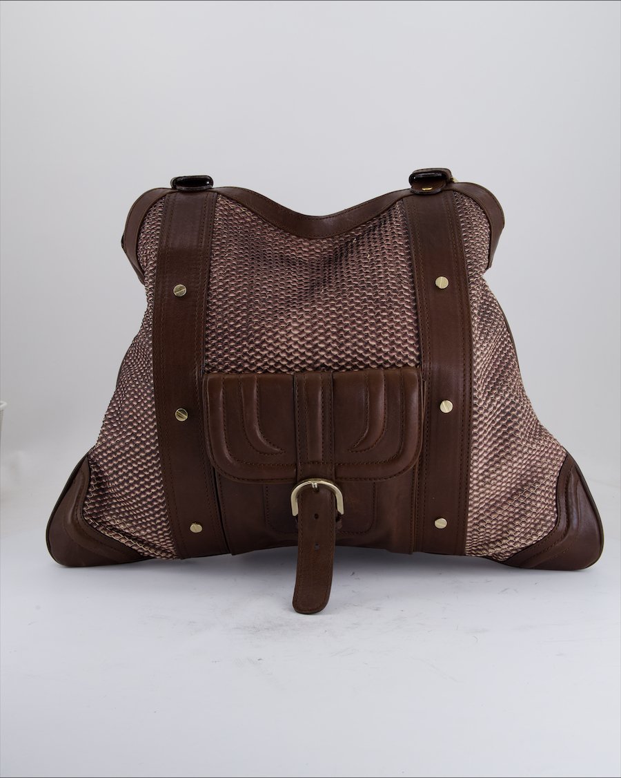 Anna Panni Shoulder Bag Leather Brown