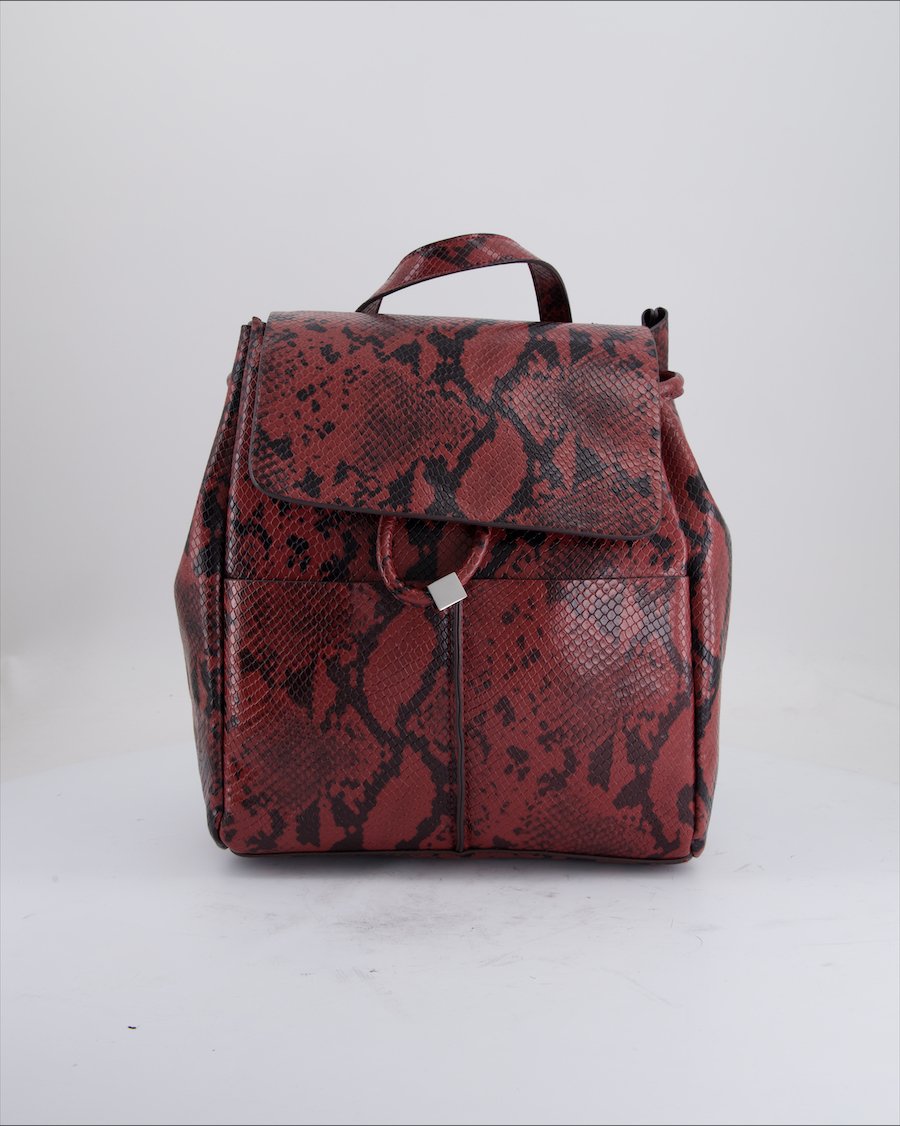 Zara Backpack Polyurethane Burgundy
