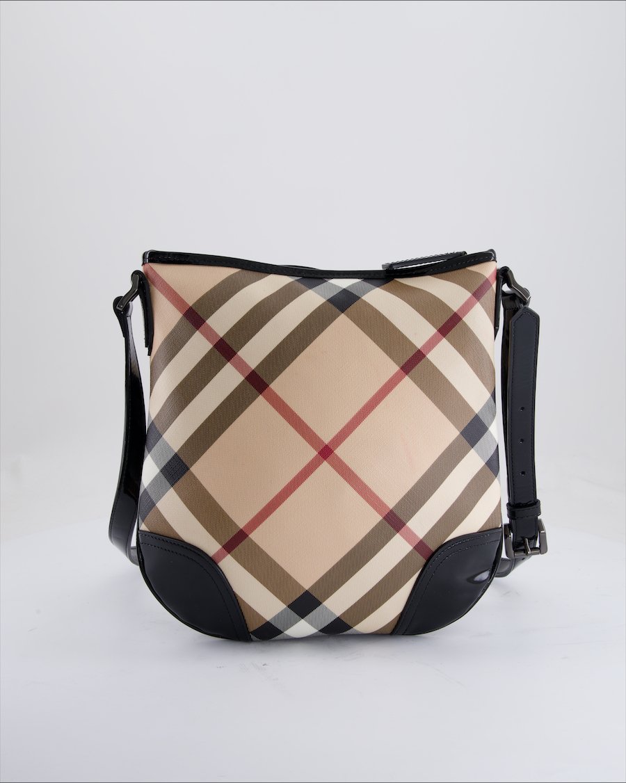 Burberry Crossbody Bag Leather Beige