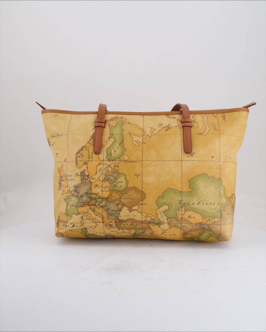 Prima Classe Shoulder Bag Leather Beige