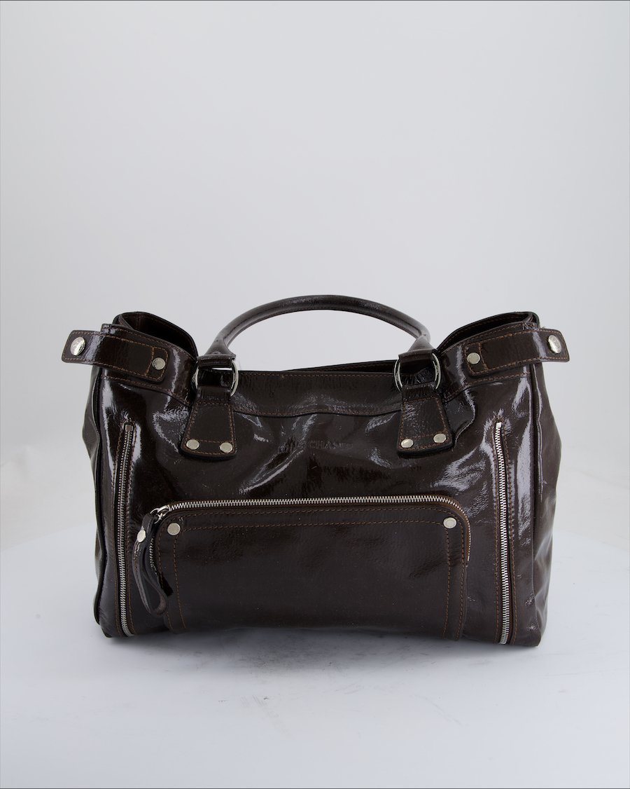 Longchamp Handbag Leather Brown
