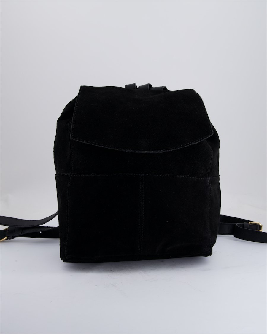 Mint & Berry Backpack Suede Black