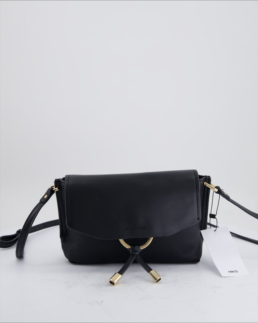 Mango Crossbody bag Polyurethane Black