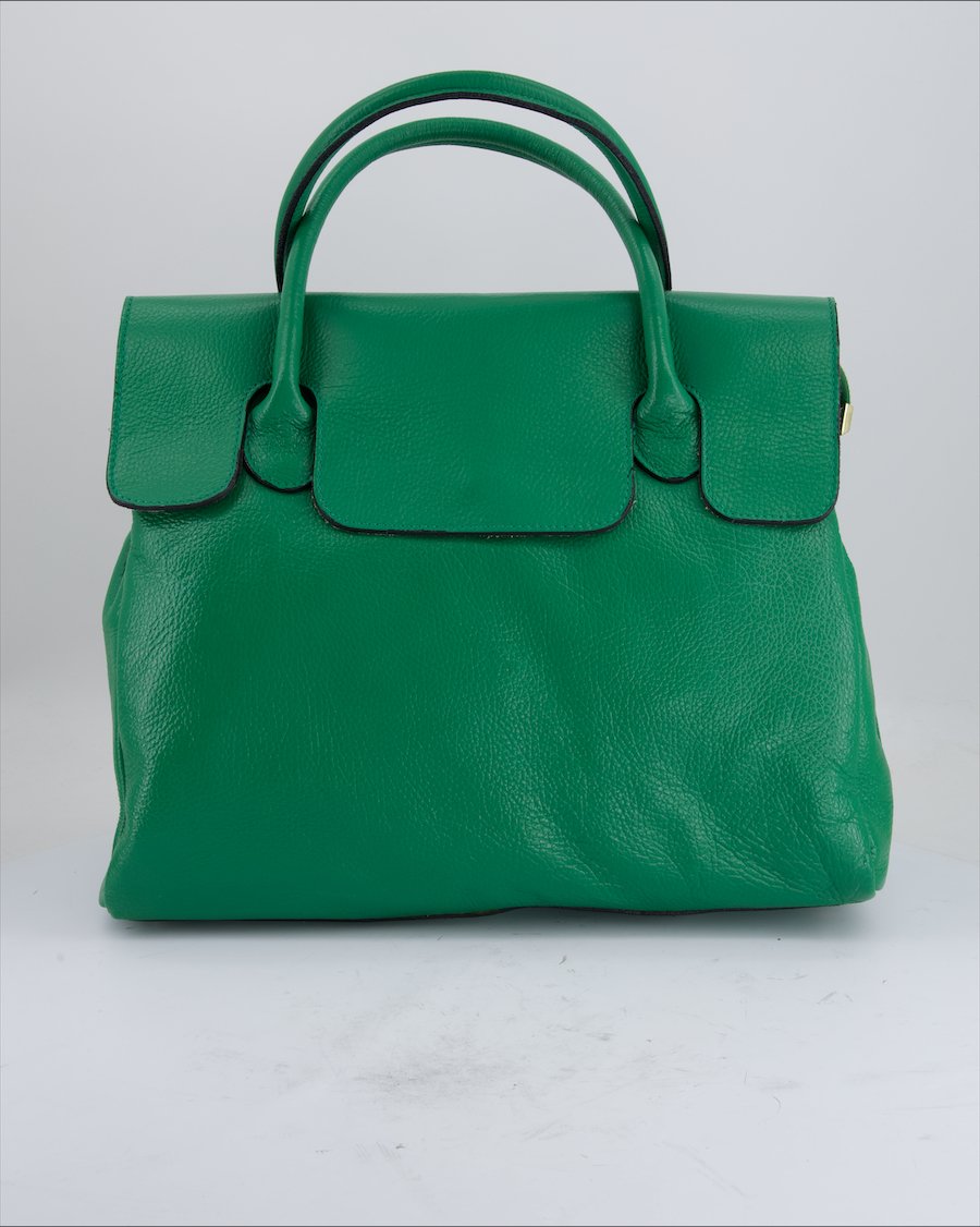 Unbranded Shoulder Bag Leather Green