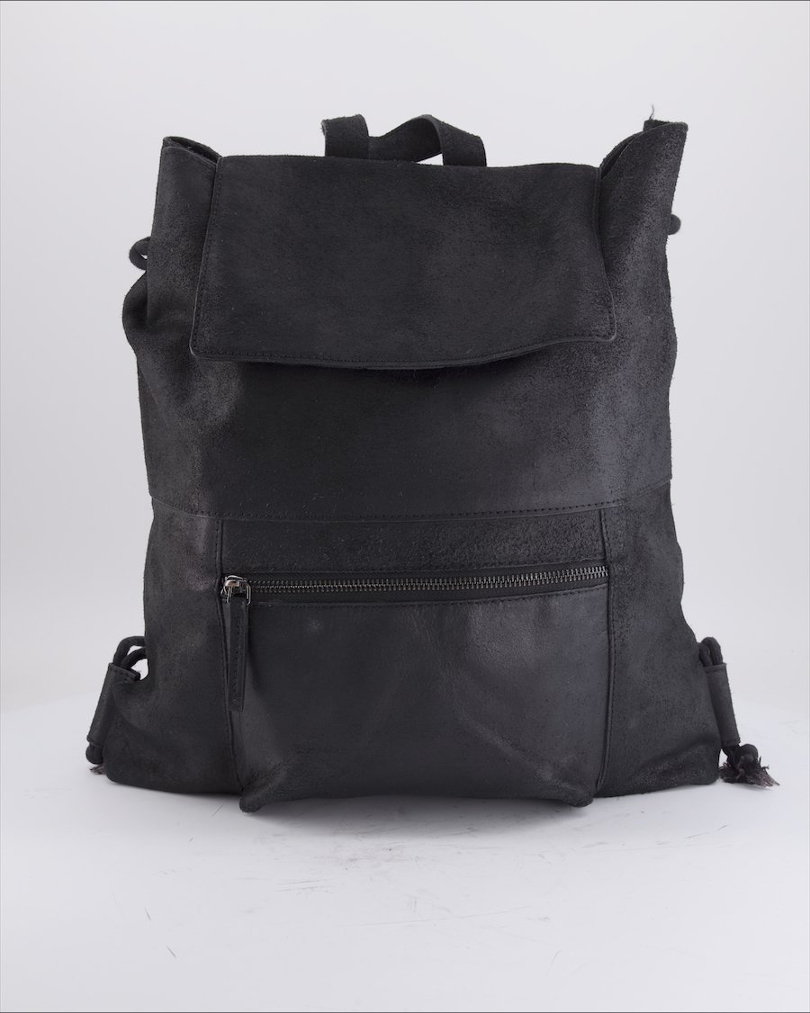 Zign Backpacks Suede Black