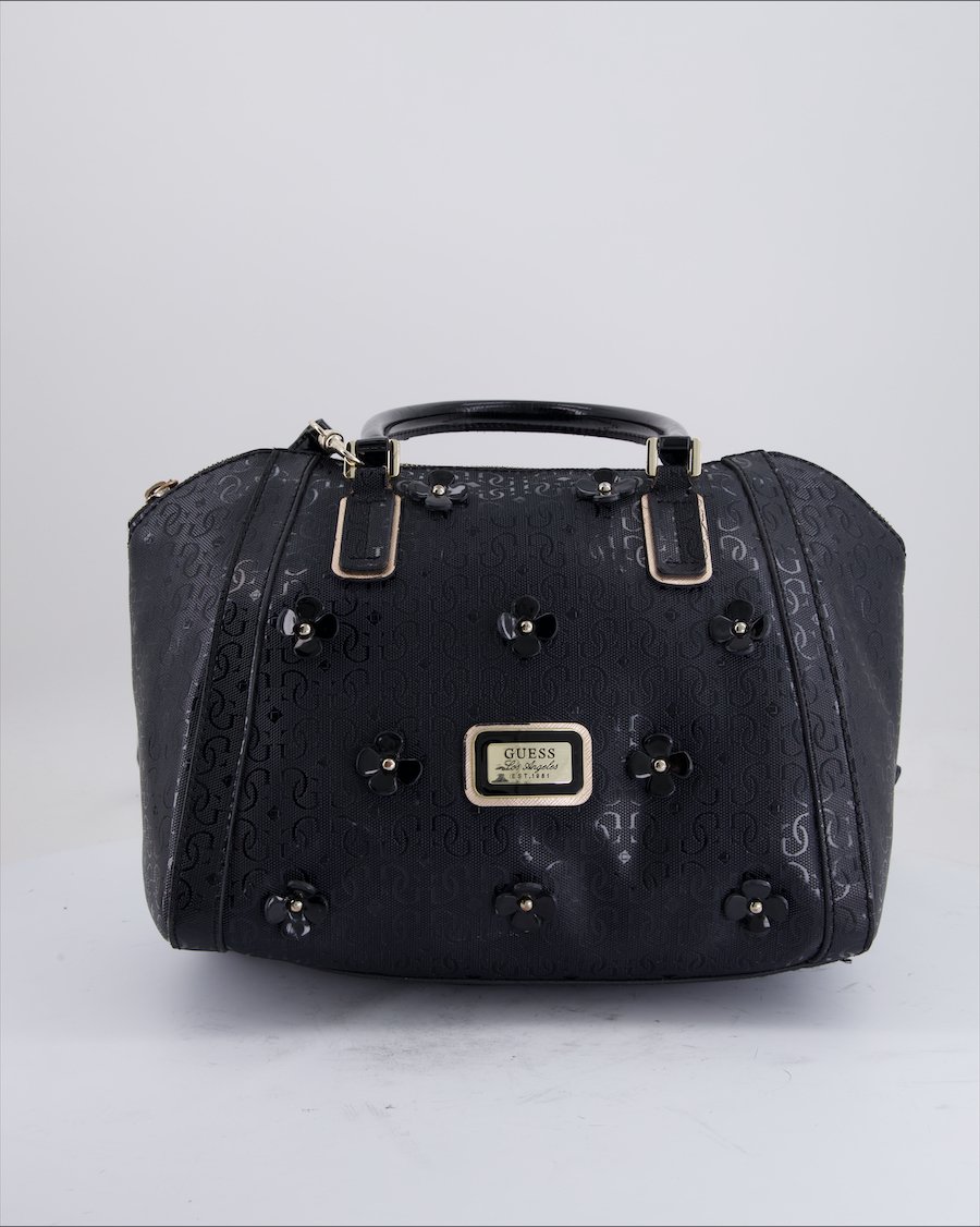 Guess Crossbody Bag Leather Black