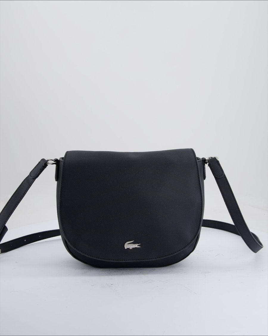 Lacoste Crossbody Bag Leather Black