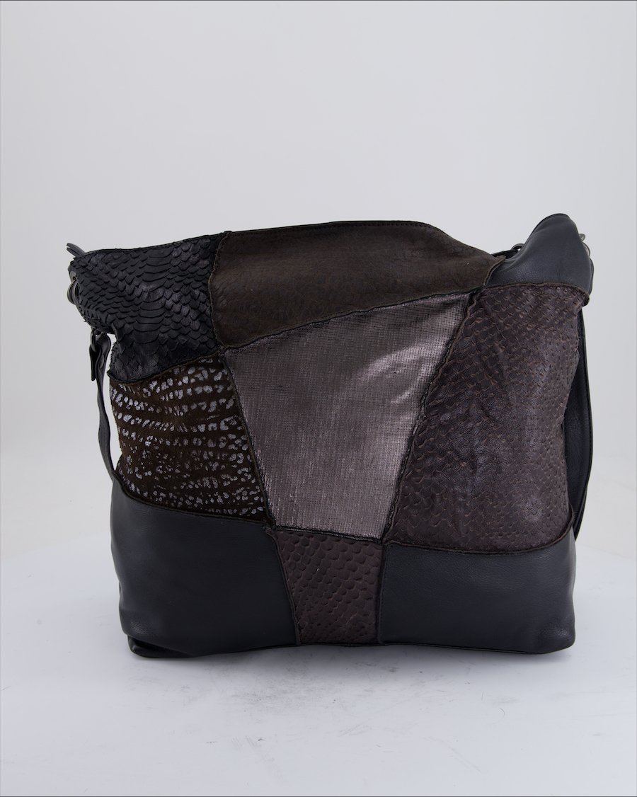 Think! Crossbody Bag Leather Black