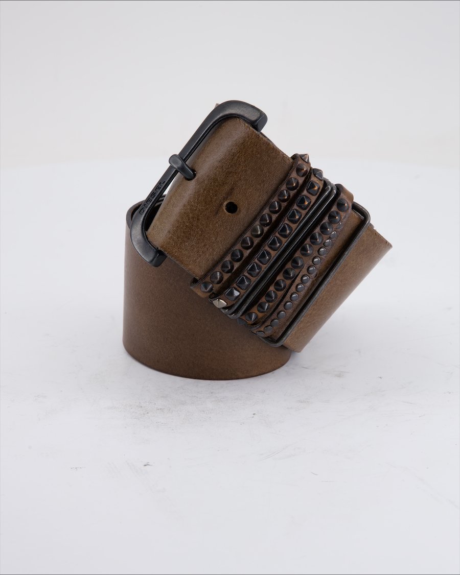 Diesel Belt Leather Brown