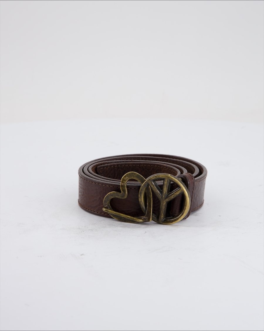 Moschino Belt Genuine leather Brown