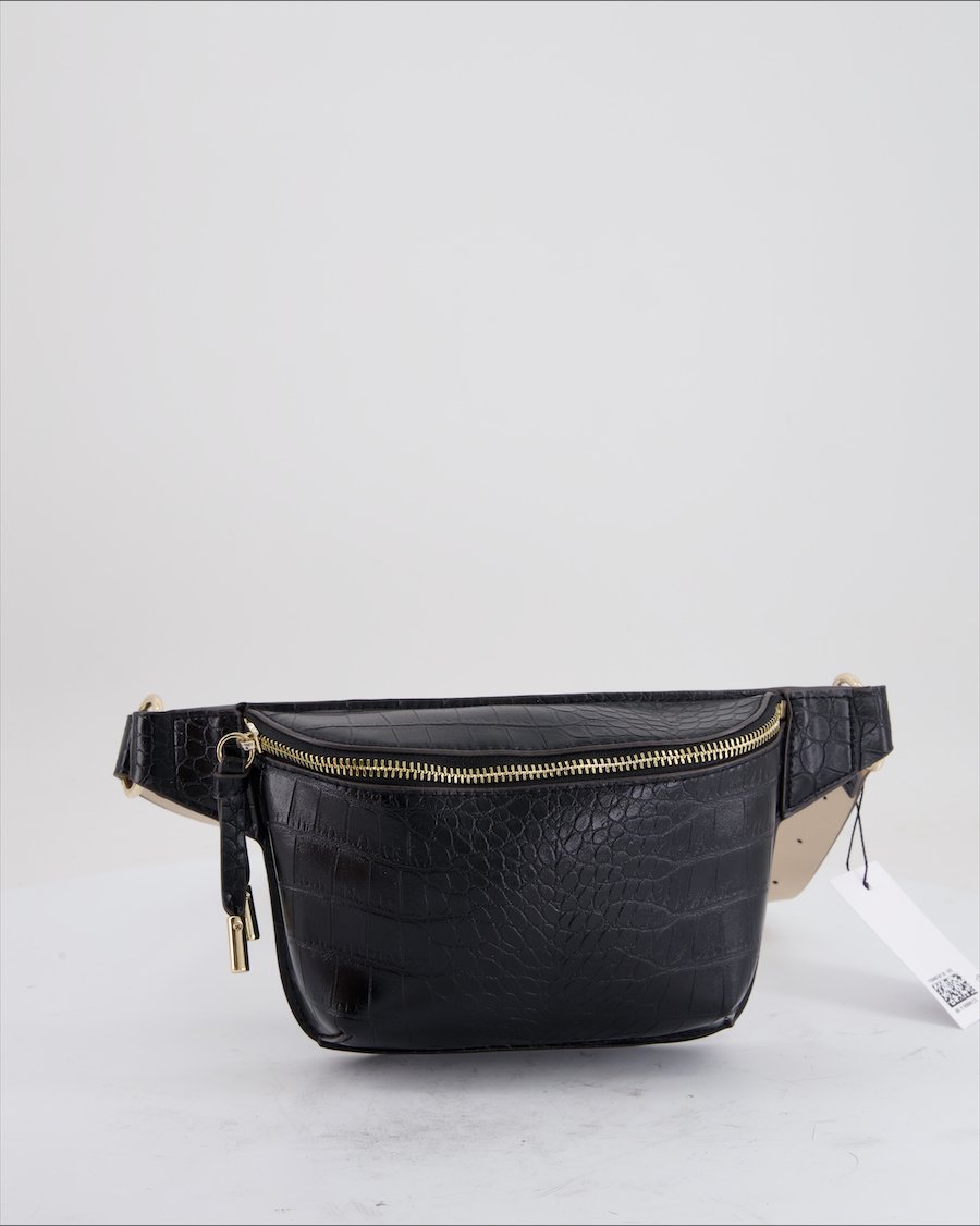 H&M Bum bag Polyurethane Black