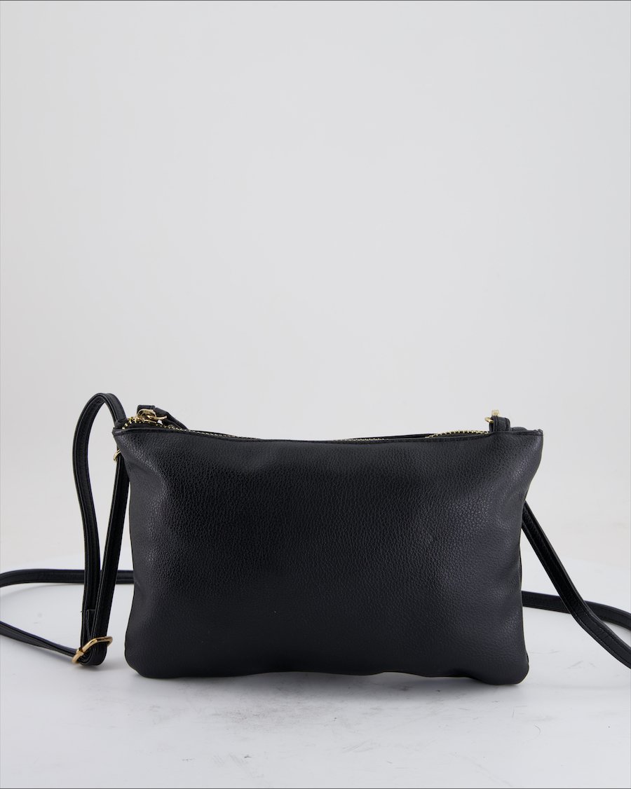 Clock House Crossbody bag Polyurethane Black