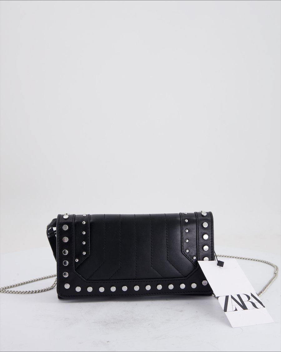 Zara Crossbody Bag Polyurethane Black