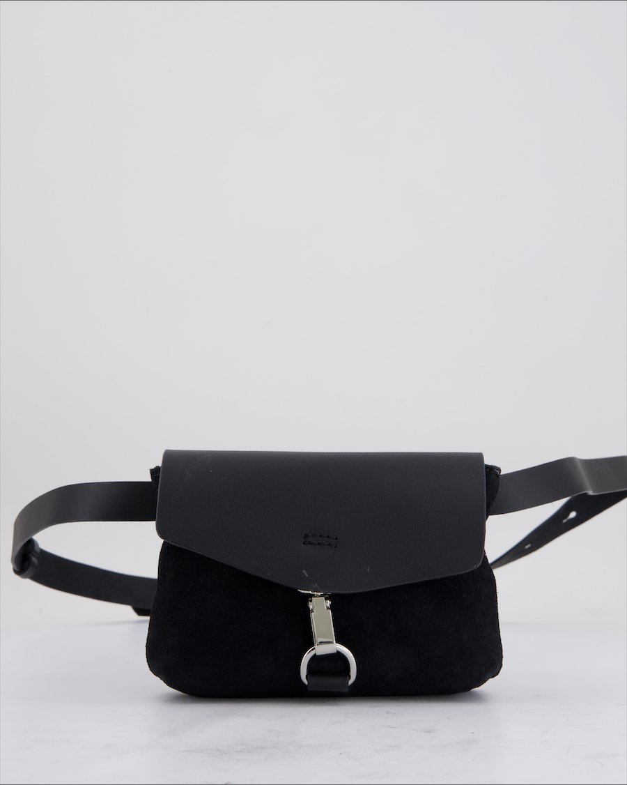 Mint & Berry Crossbody Bag Leather Black