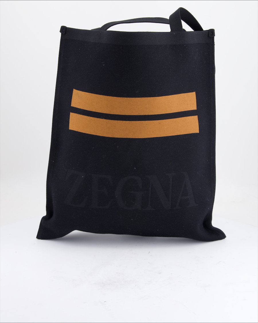 Ermenegildo Zegna Shoulder Bag Cloth Black