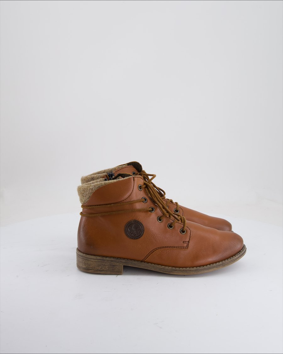 Rieker Lace Ups Leather Camel Eu 39