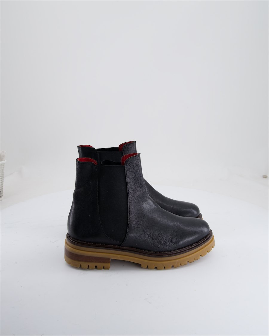 L'Idea Ankle boots Leather Black Eu 40