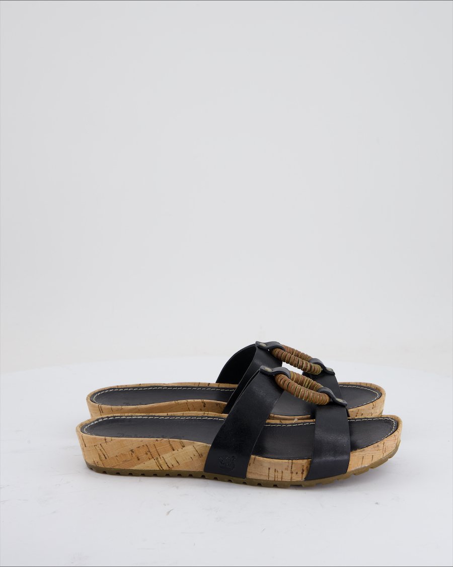 Timberland Sandals Leather Black Eu 36