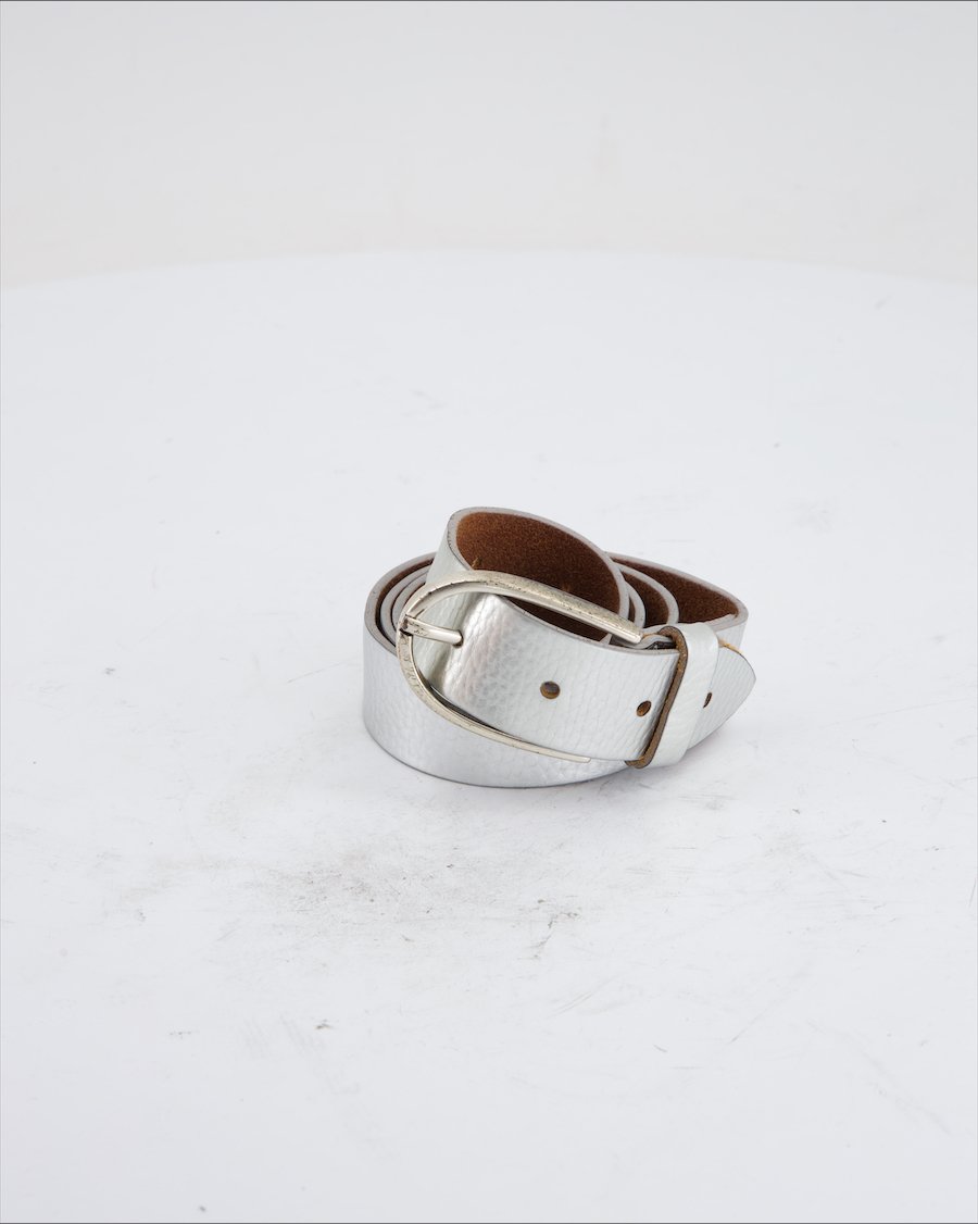 Vanzetti Belt Leather Silver