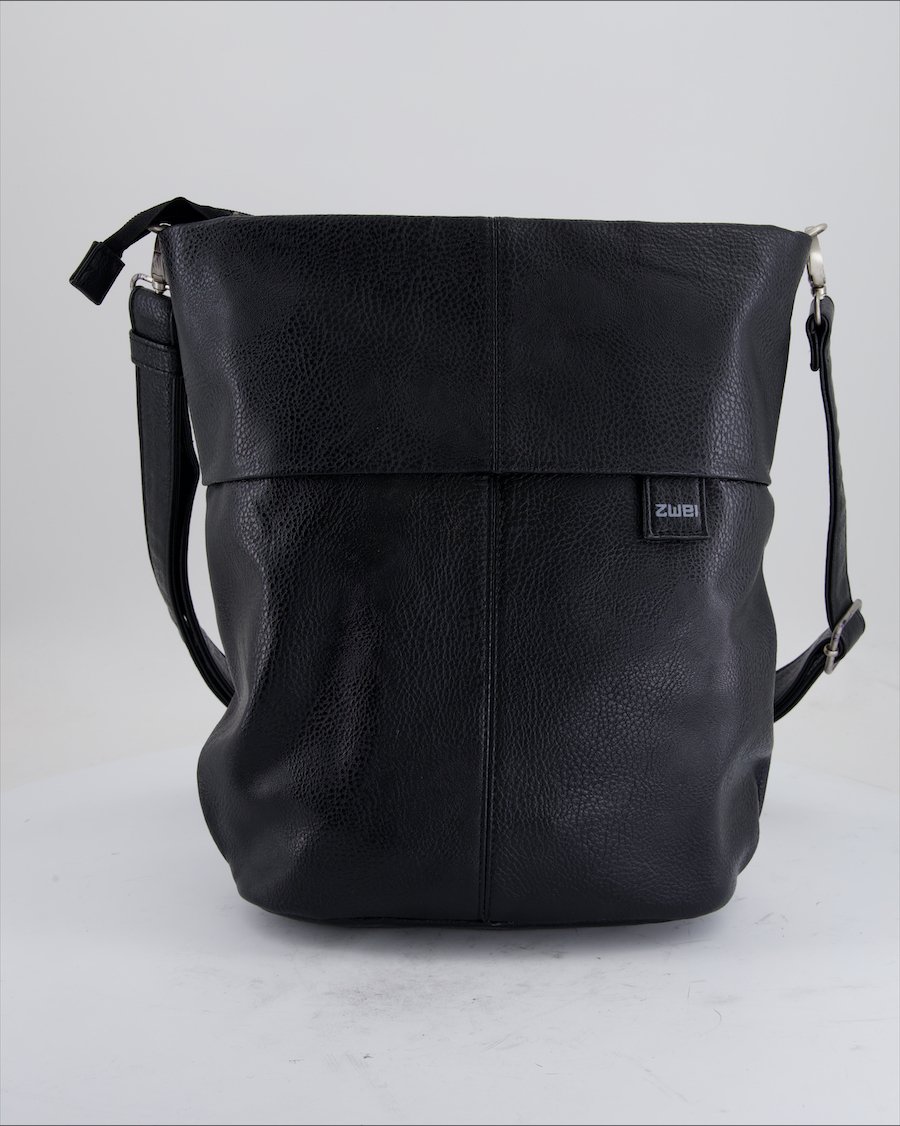 Zwai Crossbody Bag Leather Black