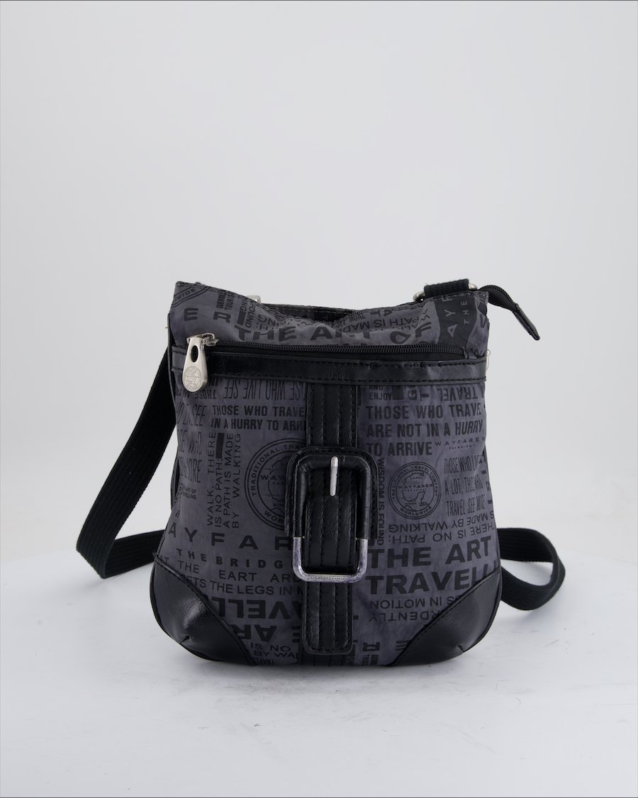 The Bridge Wayfarer Crossbody Bag Cloth Black