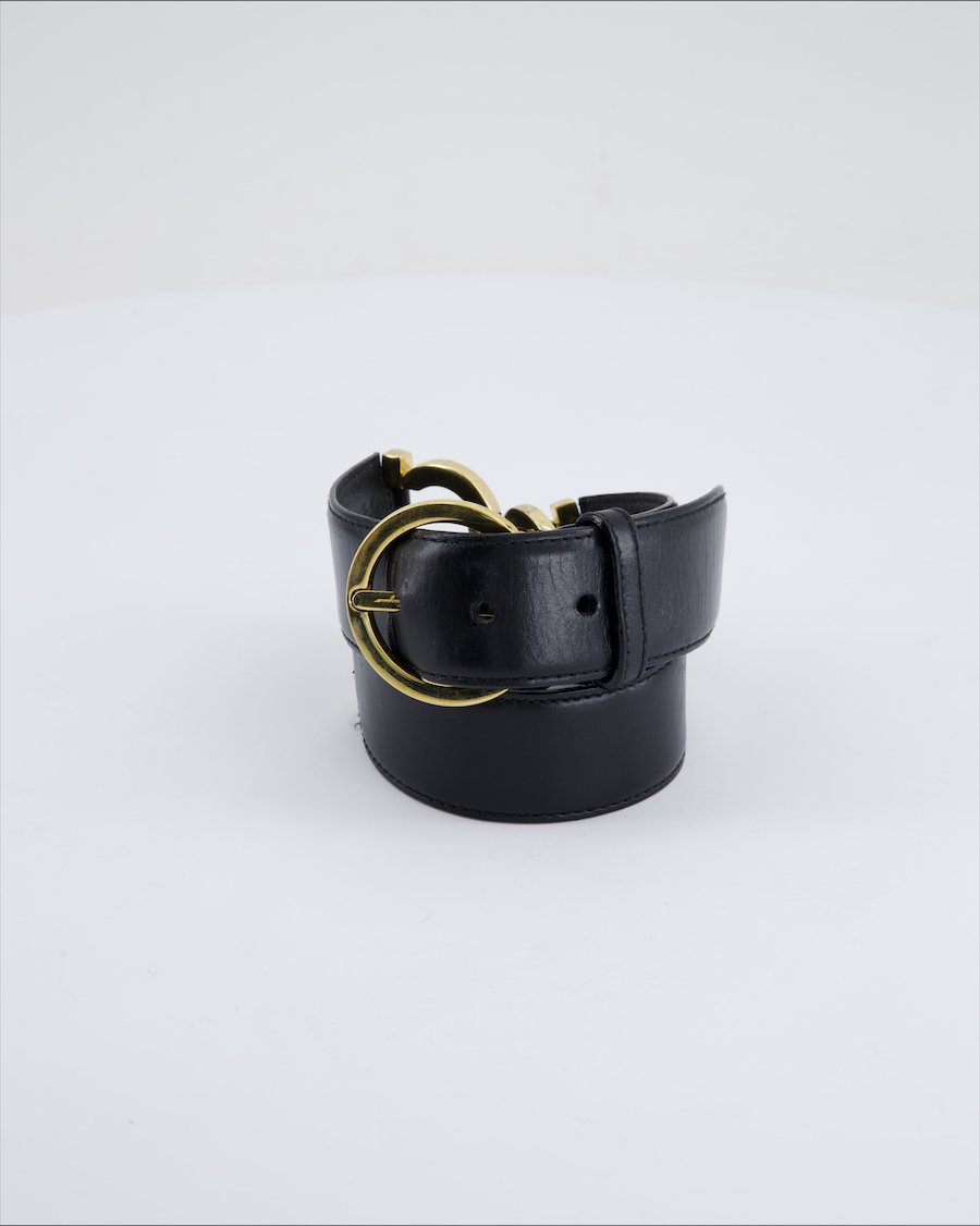 Salvatore Ferragamo Belt Leather Black