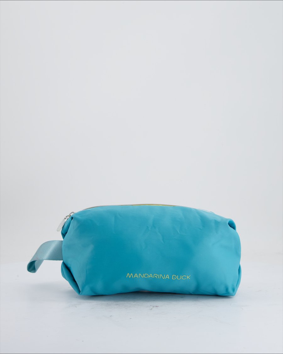 Mandarina Duck Handbag Cloth Turquoise
