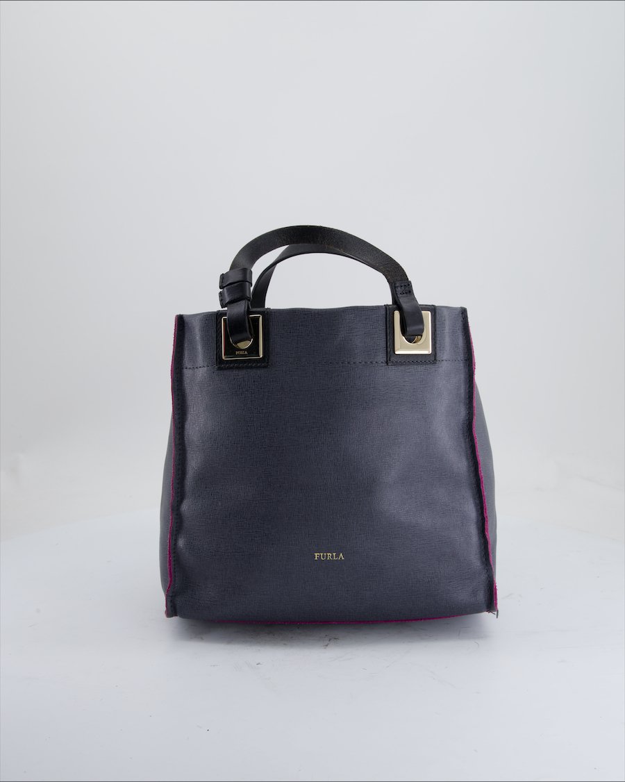 Furla Handbag Leather Anthracite