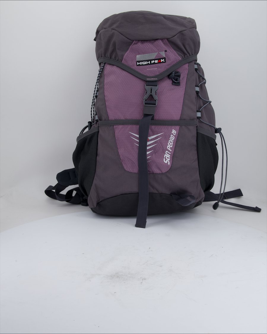Higt Peak Backpack Cloth Purple