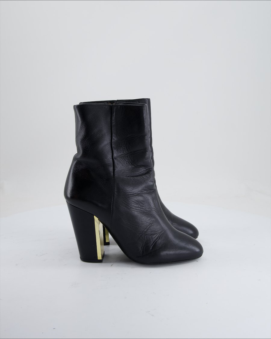 Hugo Boss Ankle Boots Leather Black Eu 38