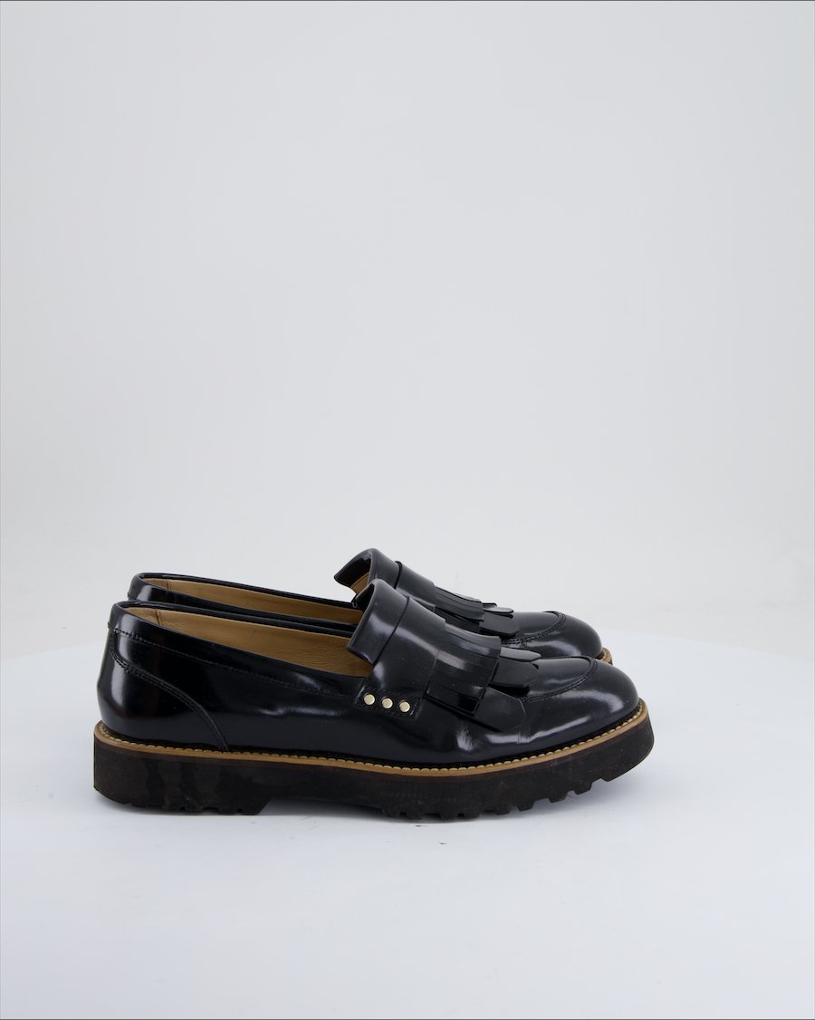 Hogan Flats Leather Black Eu 38