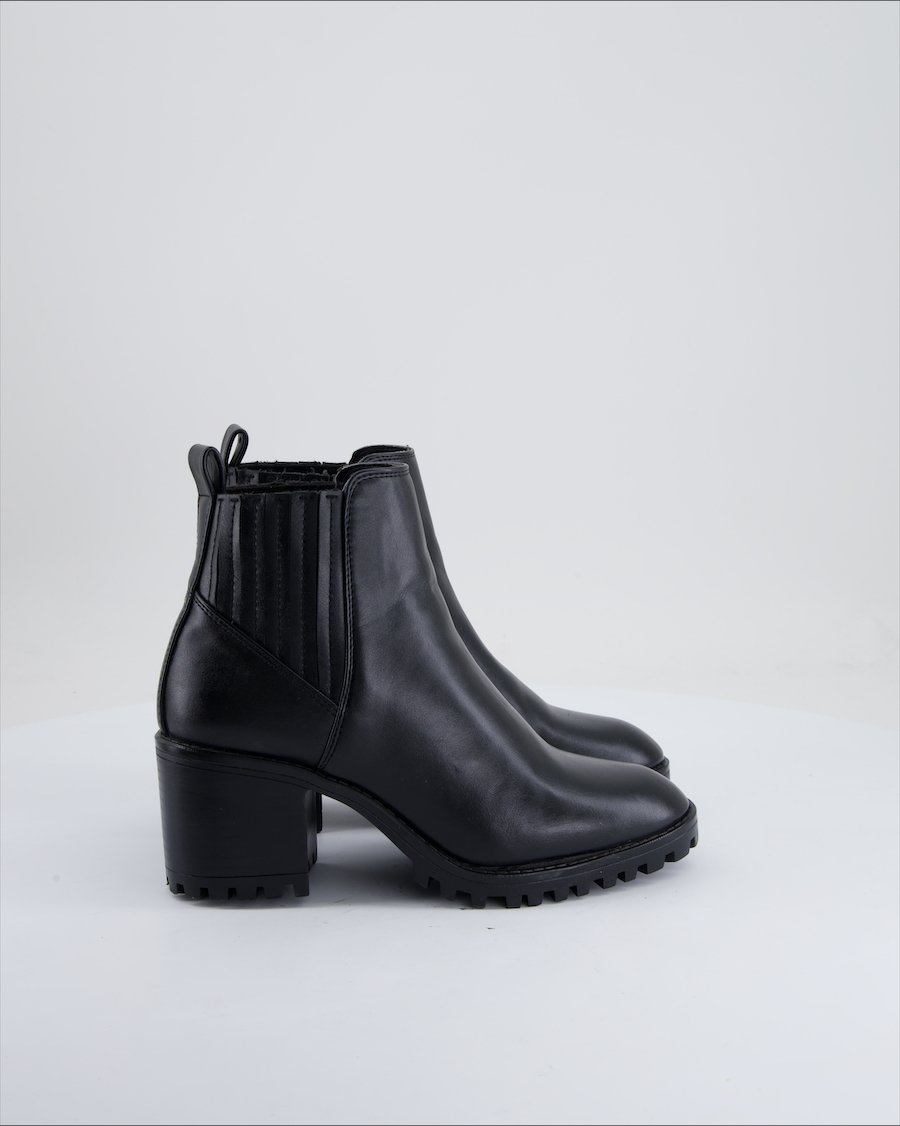 Zara Ankle Boots Leather Black EU 36