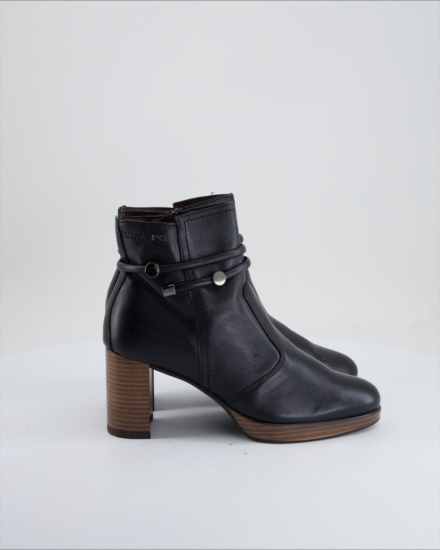 Nero Giardini Ankle Boots Leather Black Eu 38